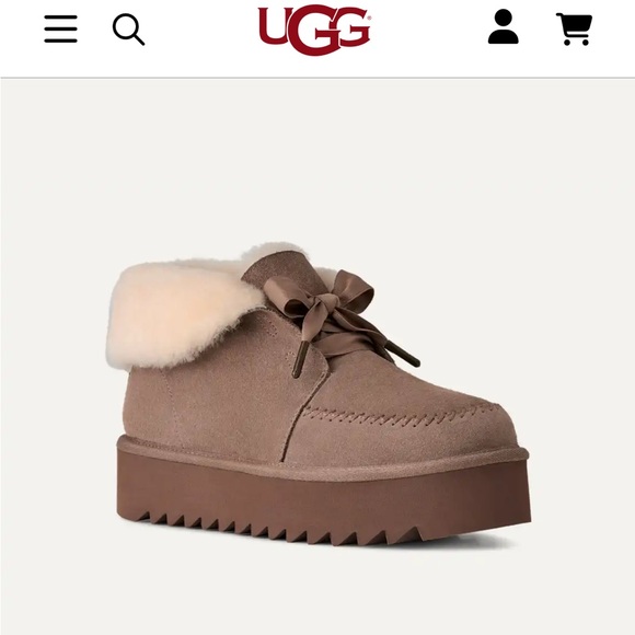 UGG Shoes - UGG Women's Brown Platform Winter Boots